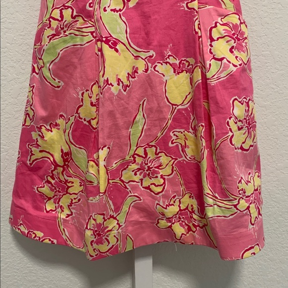 Lilly Pulitzer Blossom Pink Floral Strapless Mini Dress Size 0 - Picture 3 of 11